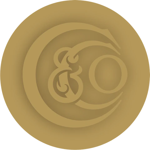 Pond Fork label medallion